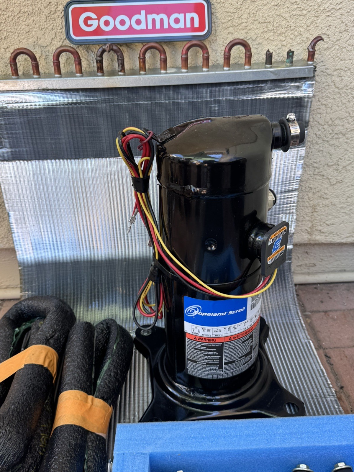 Copeland Scroll Compressor Model ZR28KA-PFV-130 208-230V 1PH R-22 NEW OLD STOCK