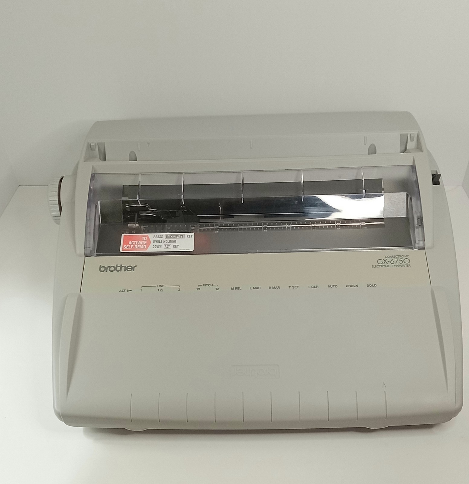Brother Correctronic Electronic Typewriter GX-6750 – Tested & Working