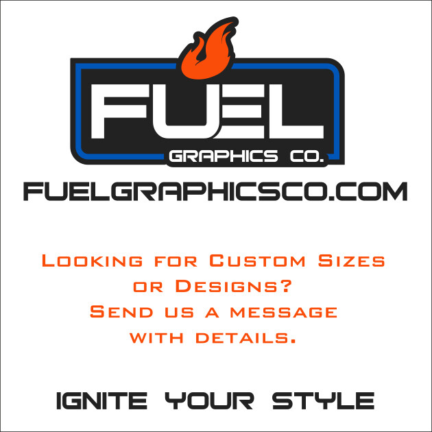 Construction Equipment Diesel Power Premium Vinyl Decal 2-Pack