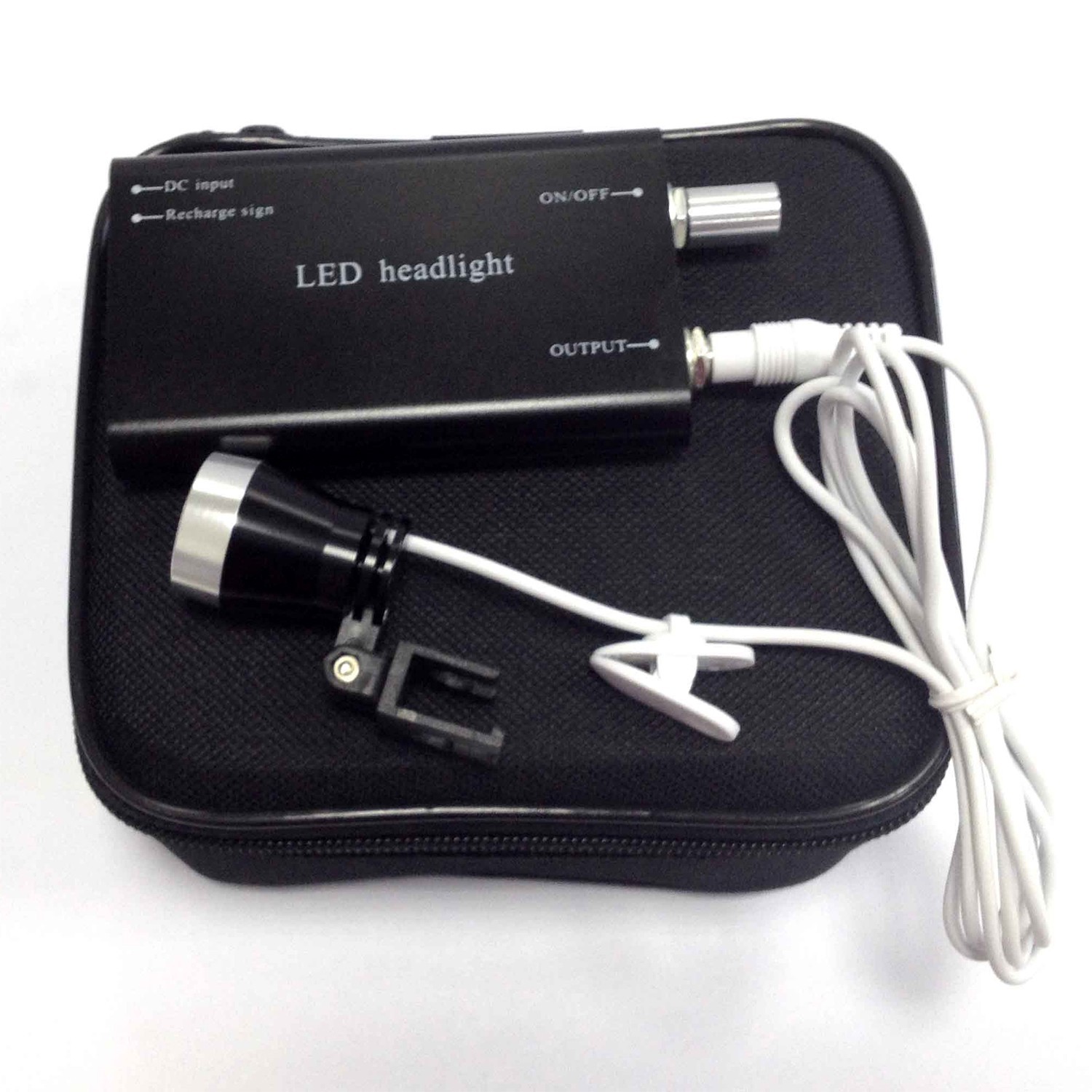 3W Dental LED Head Light Lamp for Surgical Medical 3.5X Binocular Loupes AZDENT