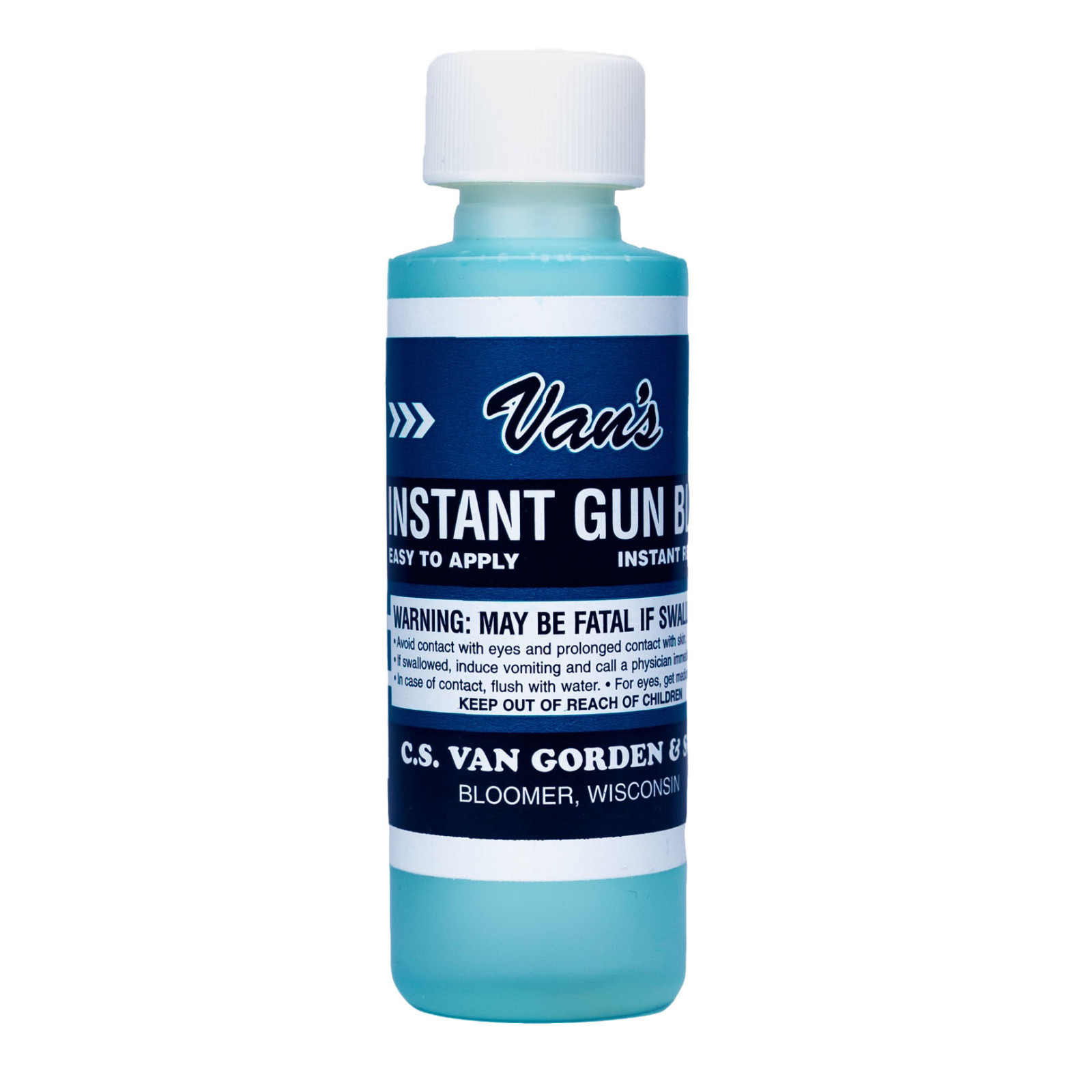 Van’s Instant Gun Blue – 4oz