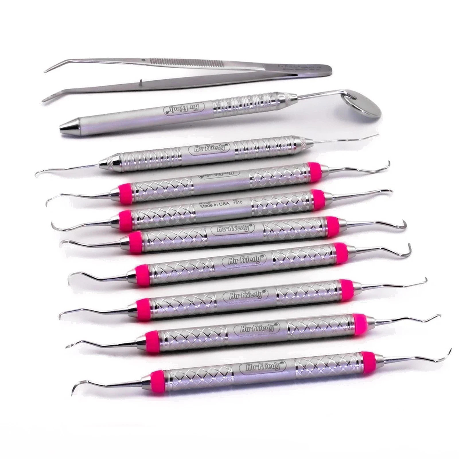 Hu Friedy Dental Hygiene Instruments 2 Set of 10 PCS With 2Sterlization Cassette