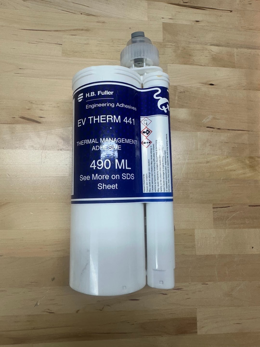 H.B. Fuller EV Therm 441 490mL Thermally Conductive Acrylic Adhesive Cartridge