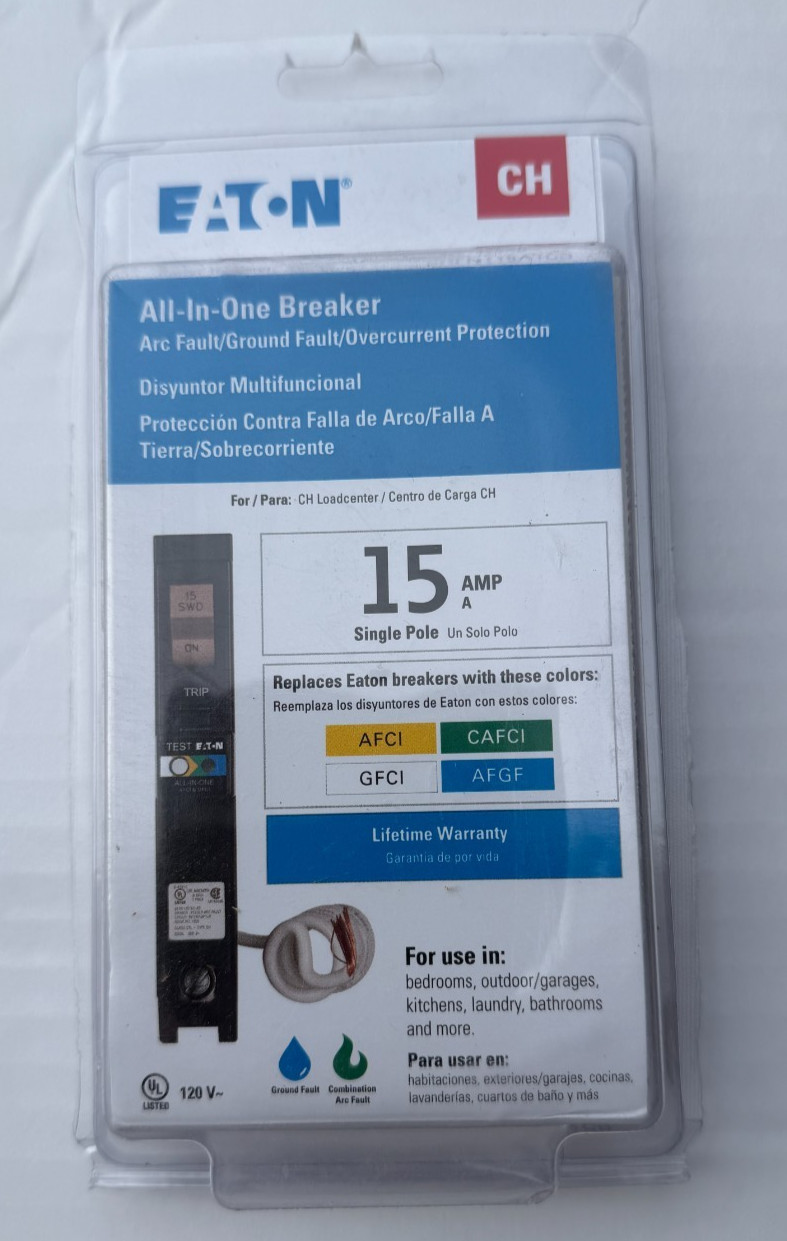 Eaton CHFN115A1CS – 15A – All In One Breaker
