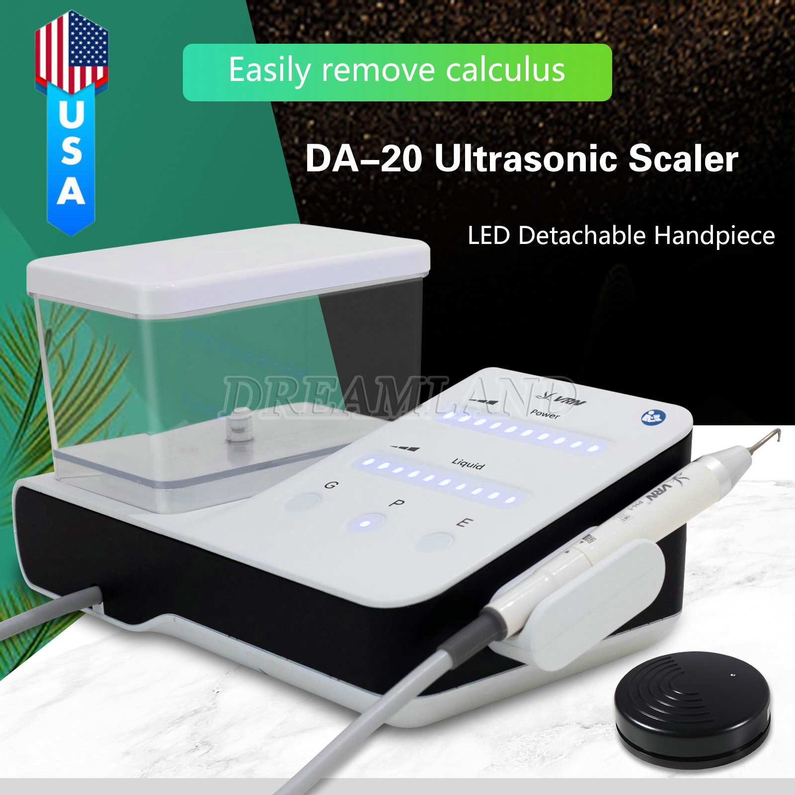 Dental Chair Unit PU Leather Computer Controlled DC Motor + Stool Kit