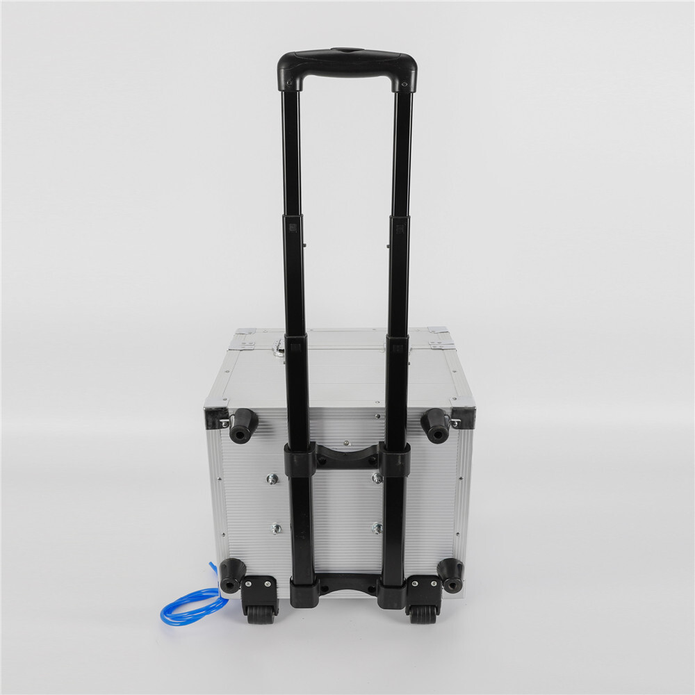 Portable Dental Delivery Unit: Rolling Box with 4 Holes Air Compressor Suction