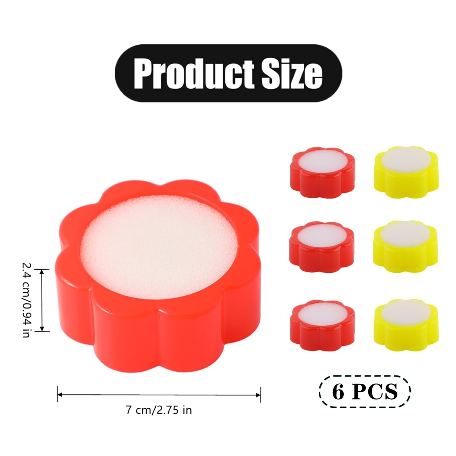 6 PCS Finger Moistener Sponge Fingertip Wet Sponge for Money Counting