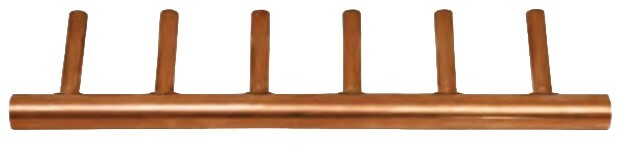 4 Branch Copper Manifold Type L (1 1/4″ x 3/4″)