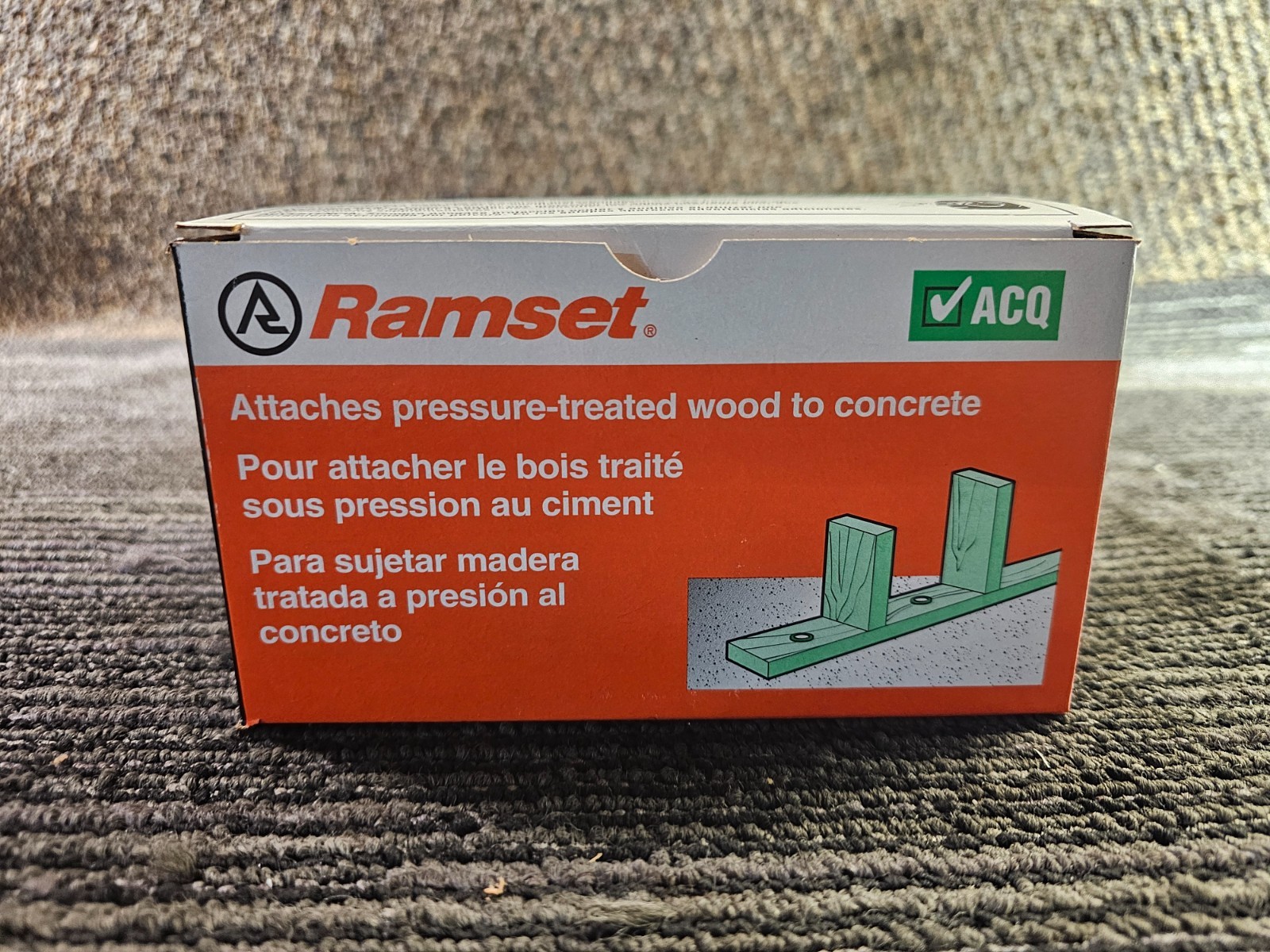 (QTY 900) RAMSET 09173 1516SDE Ramguard 2-1/2 in. Drive Pins with Washers, Steel