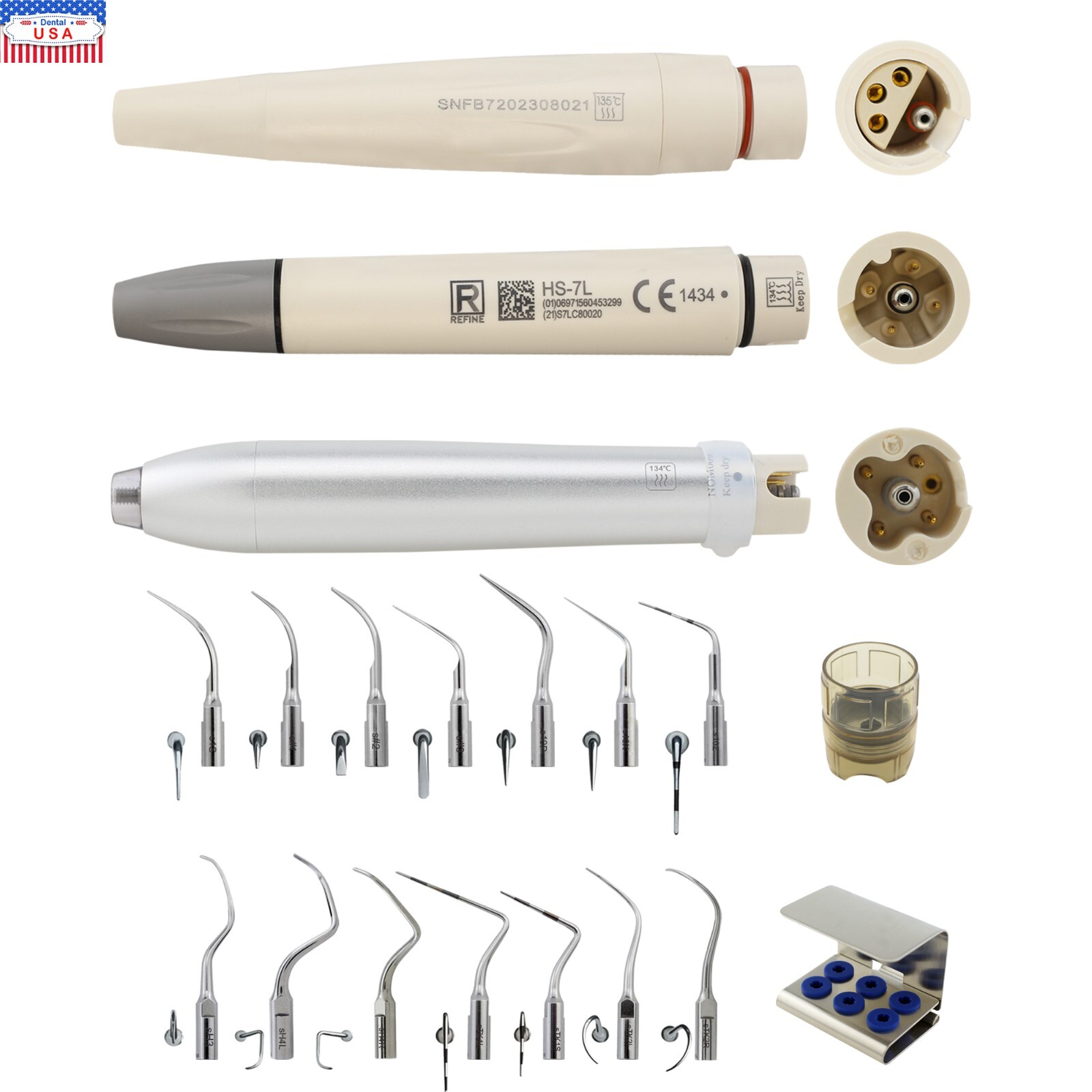 Dental Ultrasonic Scaler Handpiece P5 Newtron Slim B.LED For Satelec ACTEON Tips