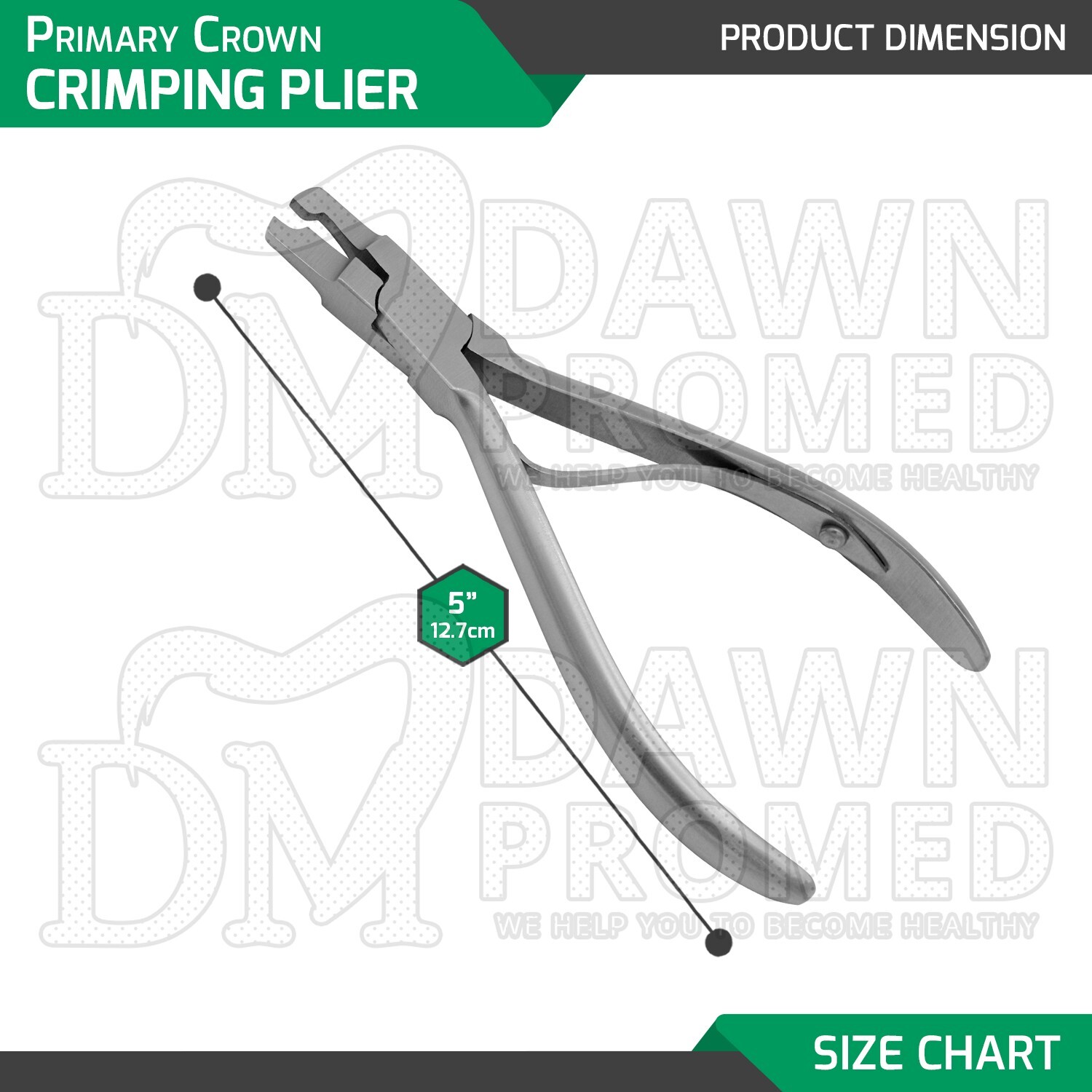 2 Pcs Primary Crown Crimping Plier & Reynolds Contouring Plier Set German Grade