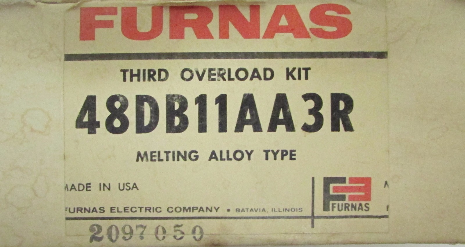 SIEMENS FURNAS 48DB11AA3R Third Overload Relay Kit
