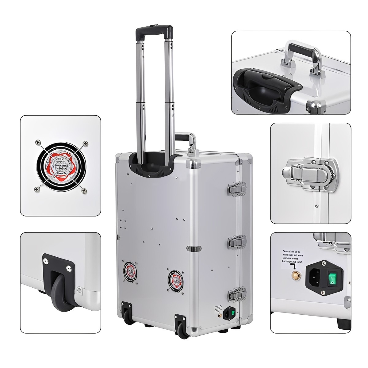 Portable Dental Delivery Unit System Air Compressor Strong suction 118 L/min po