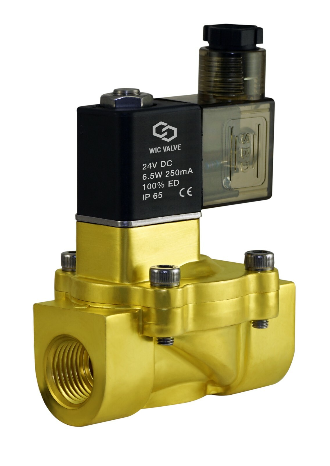 3/8″ Inch Low Power Consumption Electric Solenoid Valve 24V DC Normally Closed