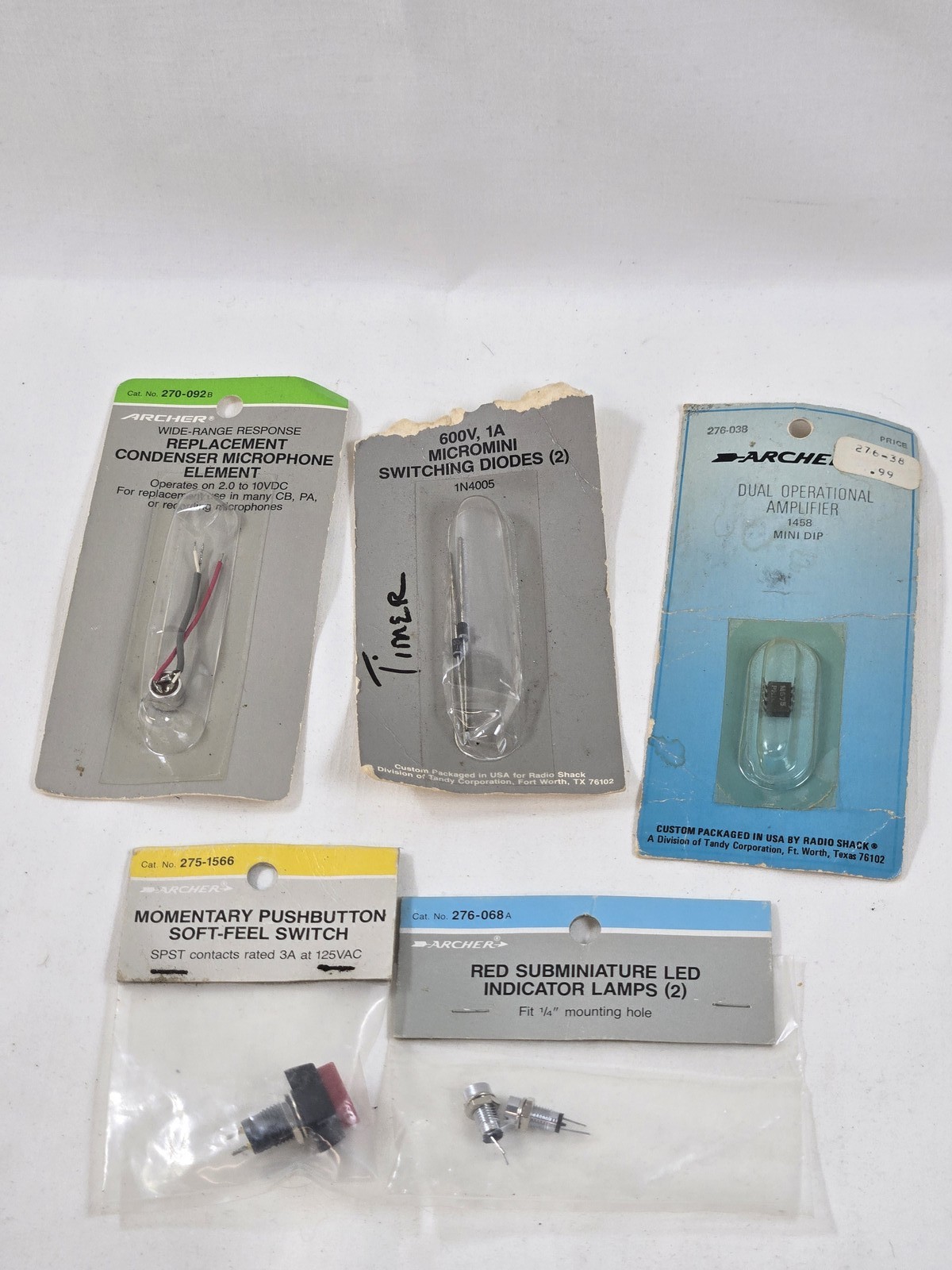 Archer 3909 LED Flasher Oscillator IC Integrated Circuit Cat. No. 276-1705 New