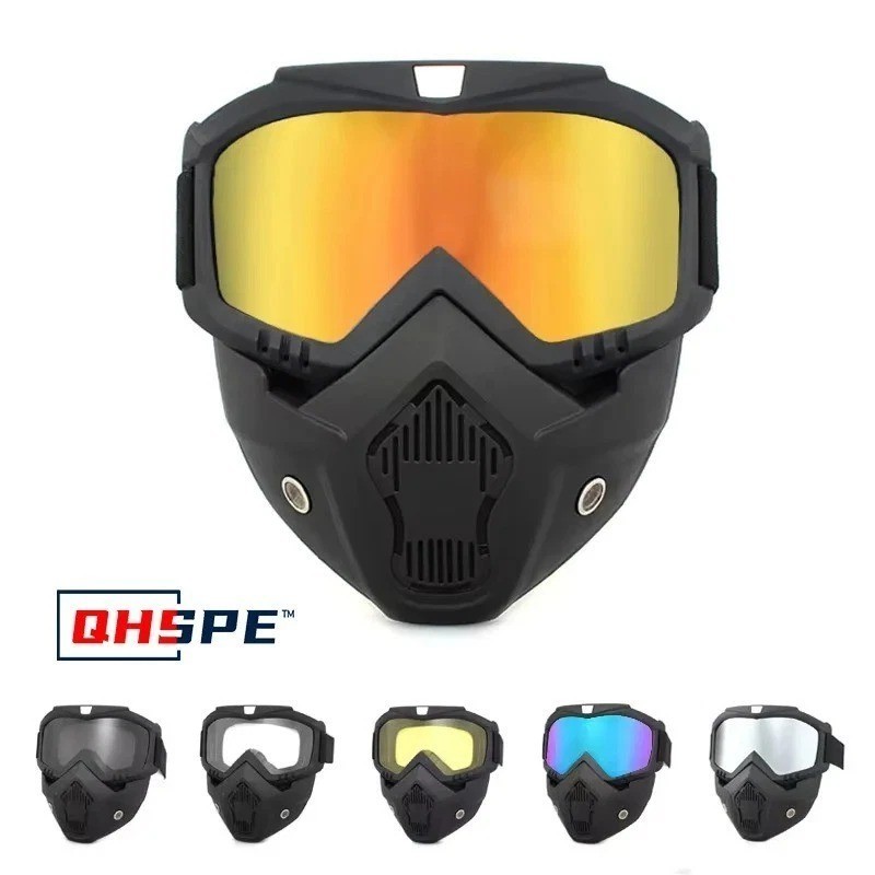 Safety Work Full Face Mask Shield & Goggles, Construction Eye Protection Eyewear