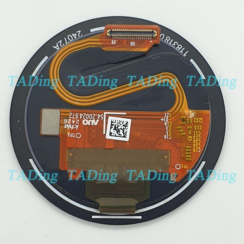 Gold LCD Display Touch Screen Glass For Garmin venu 3s（ No Frame ）