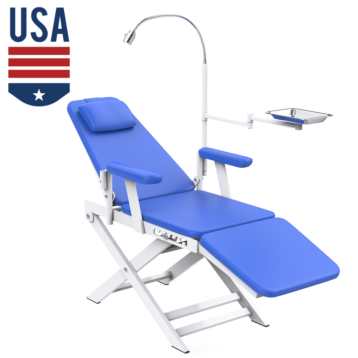 Dental Chair Unit Computer Controlled +Stool FDA/Portable Folding Chair Turbine