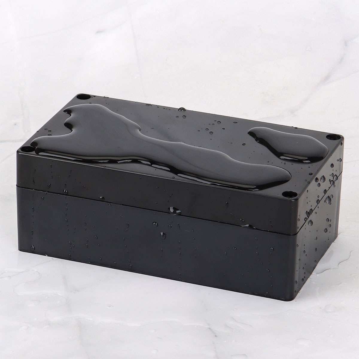 Waterproof Plastic Project Box ABS IP65 Electrical Junction Box Enclosure Black