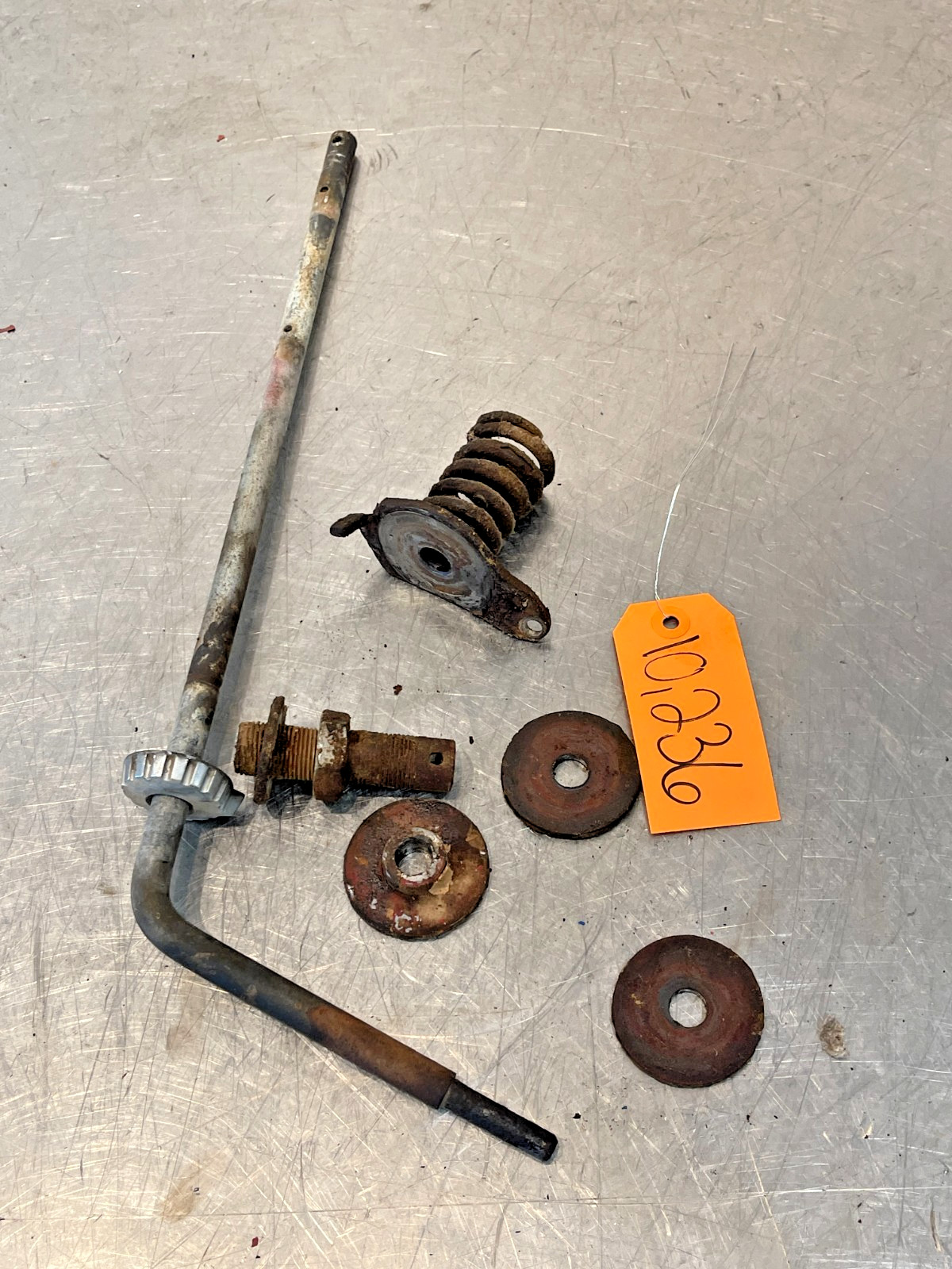 1980 International IH 484 Tractor Throttle Lever & Hardware