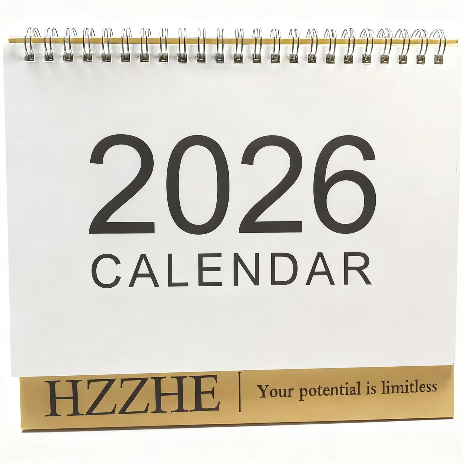 2026 Desk Calendar, 8.2″ x 7.2″ Small Standing Flip Calendar, 15 Months from …