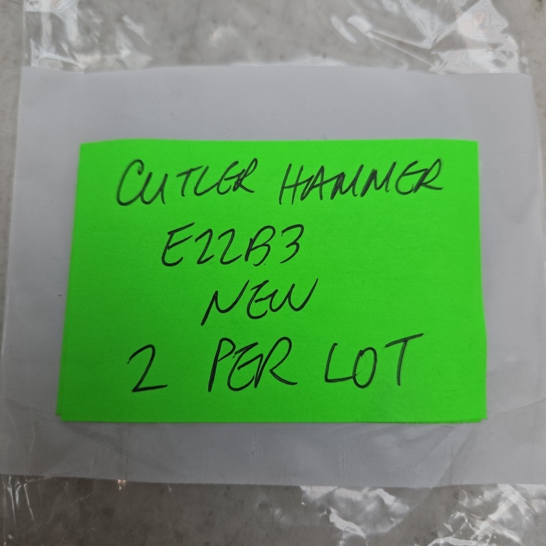 2 Pack Cutler-Hammer E22B3 Contact Block 1 N/O Contact Early Make New Lot of 2
