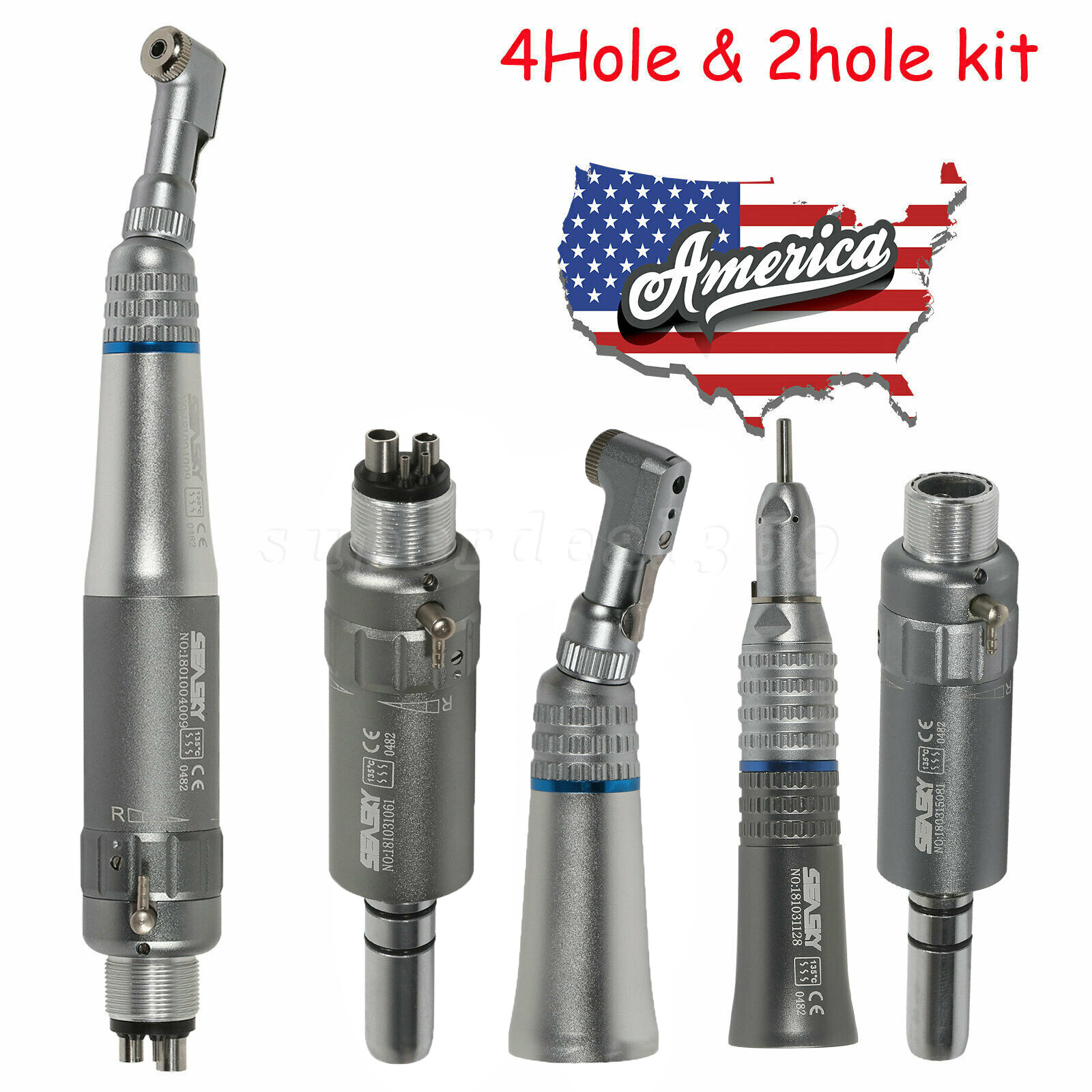 NSK style dental low slow speed handpiece contra straight motor 2/4holes e-type