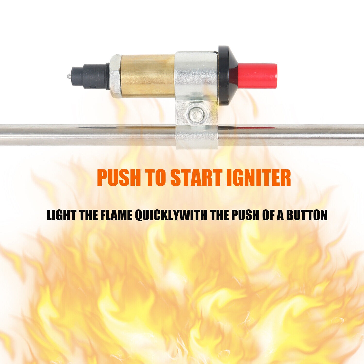 Propane Torch Weed Burner, Adjustable Flame Thrower with Detachable Handle, Blow