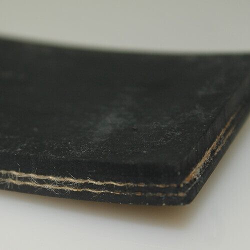 6 Inch Wide 3/16 Inch Top Cover 2 Ply Rubber Conveyer Belt Material
