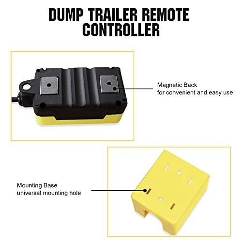 3 Wire Dump Trailer Remote Control Switch 12V DC Single Acting Hydraulic Pump