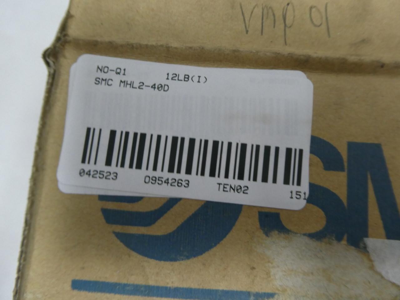 Smc MHL2-40D Pneumatic Parallel Mhl Grippers 0.1-0.6 Mpa