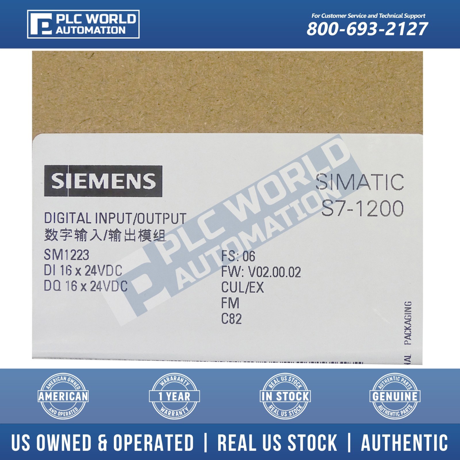 New Sealed Siemens 6ES7223-1BL32-0XB0 S7-1200 SM 1223 Late Mfg Date 2 Yr Wty