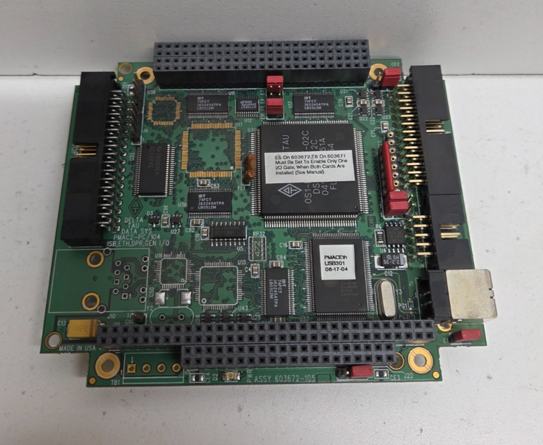 USED DELTA TAU MOTION CONTROLLER CARD 603672-102/603670-102 PMAC2-PC/104