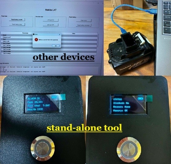 Makita LXT 18V Battery Unlocker Repair Tool ***stand-alone***