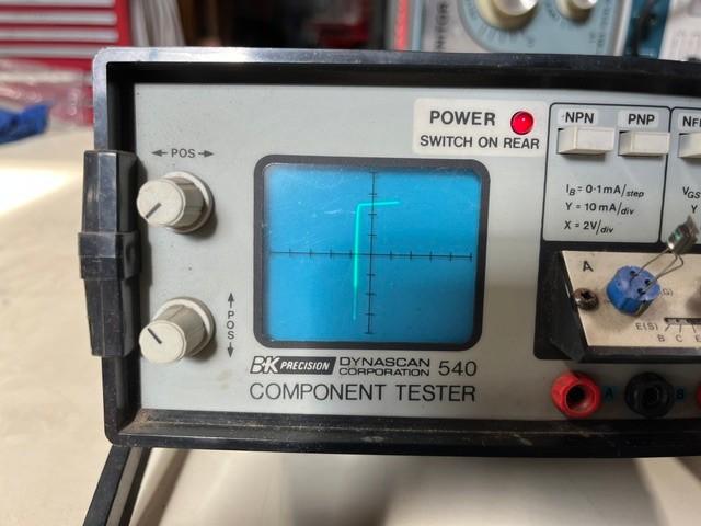 B&K Precision Model 540 Circuit Analyzer Component Tester – Tested/Working