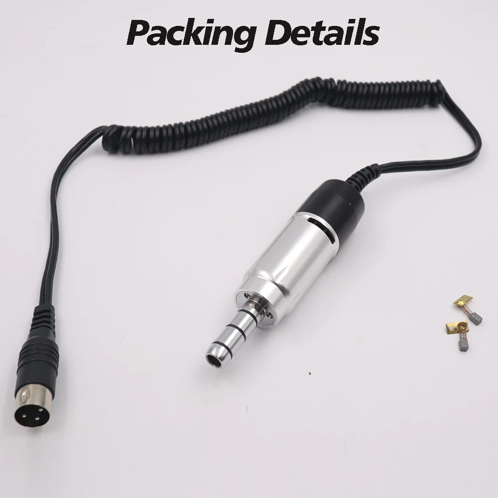 E-type Dental Electric Micro Motor Handpiece Micromotor Polishing 35000rpm Max