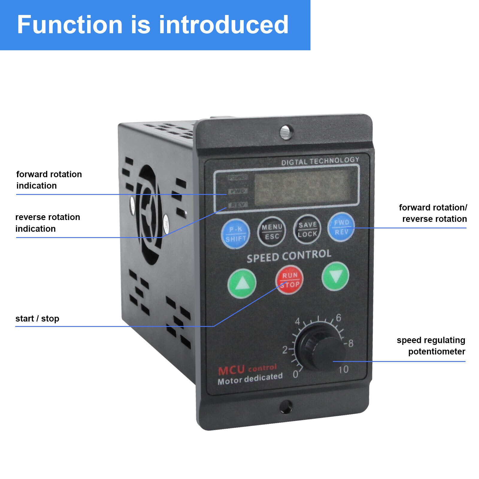 750W Single To 3 Phase VFD Variable Frequency Drive 110V 220V Converter AC Motor