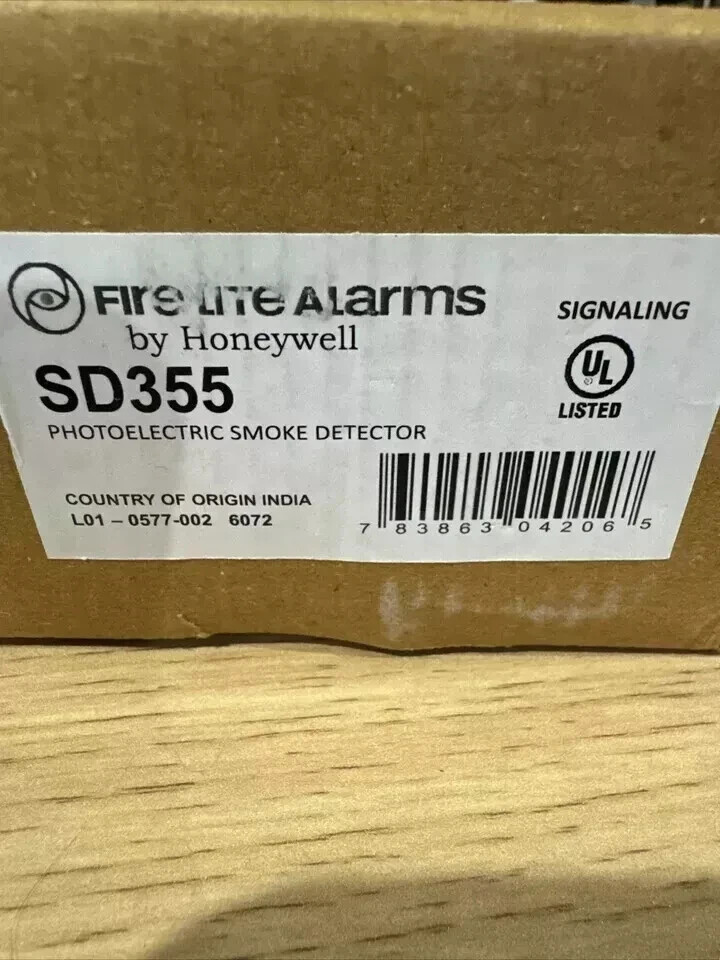 Fire-Lite SD355 Photoelectric Addressable Smoke Detector -Honeywell Fast ship