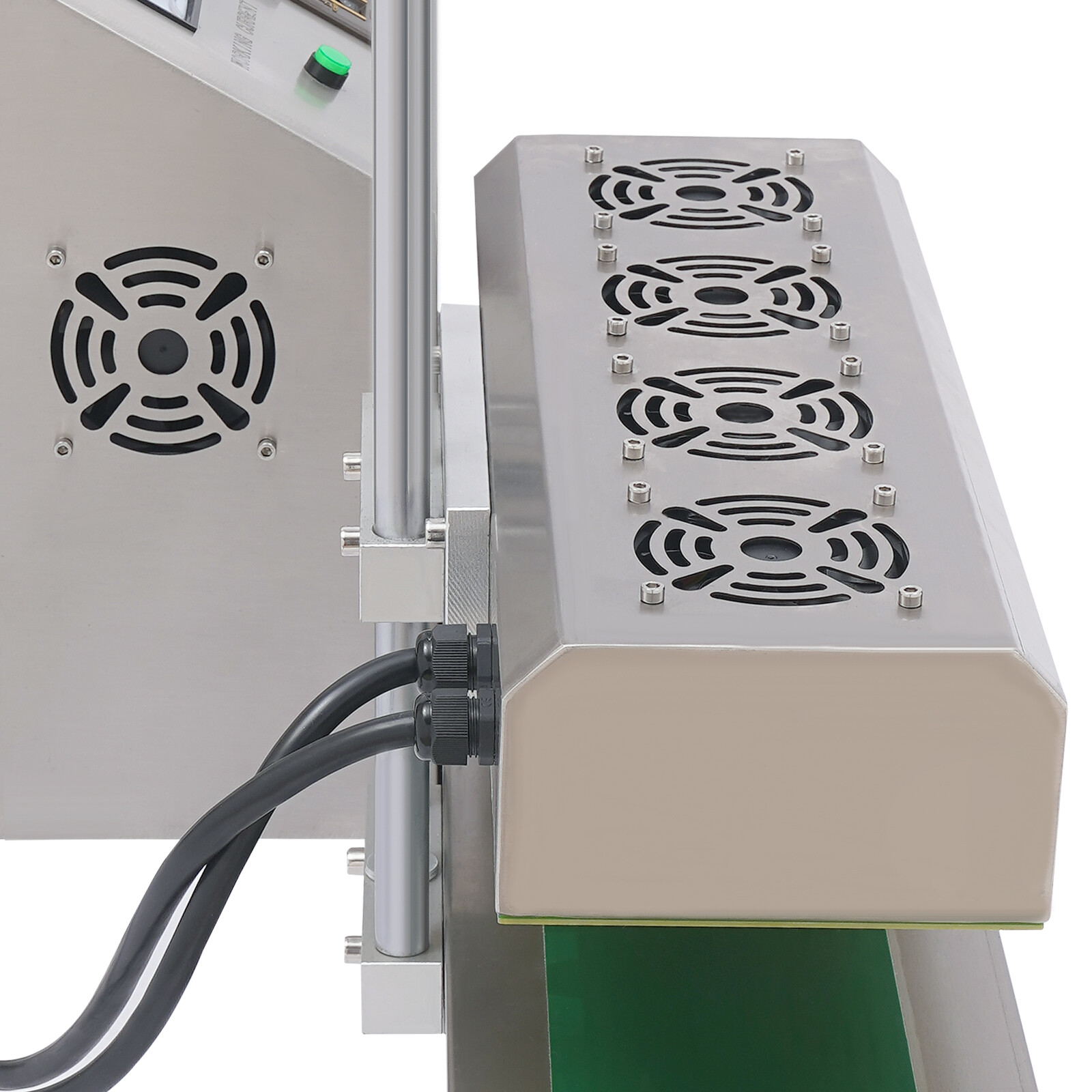 20-100mm Bottle Cap Automatic Sealer Continuous Induction Sealing Machine 1800W