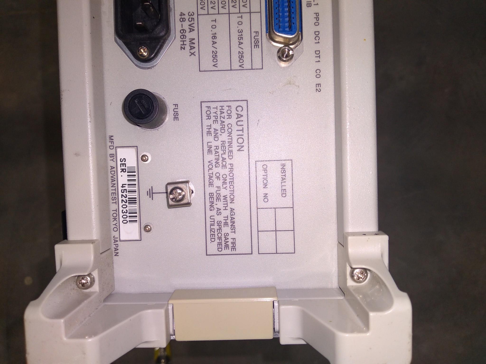 ADVANTEST R6871E-DC DIGITAL MULTIMETER GPIB CH3