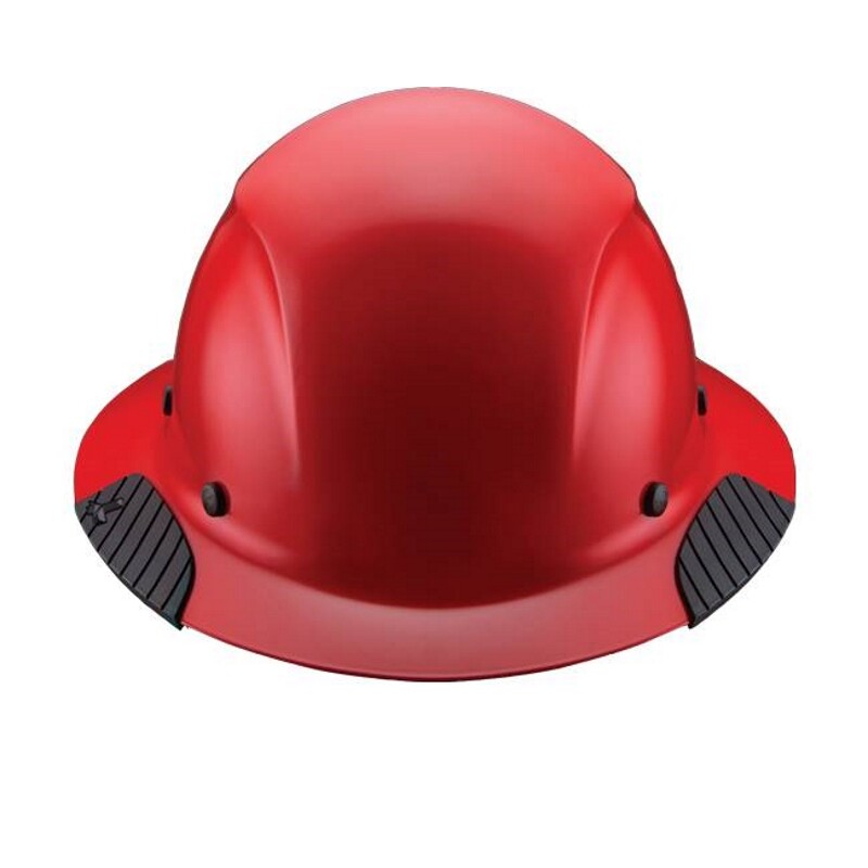 LIFT Safety DAX Red Full Brim Hard Hat w/ Ratchet Suspension