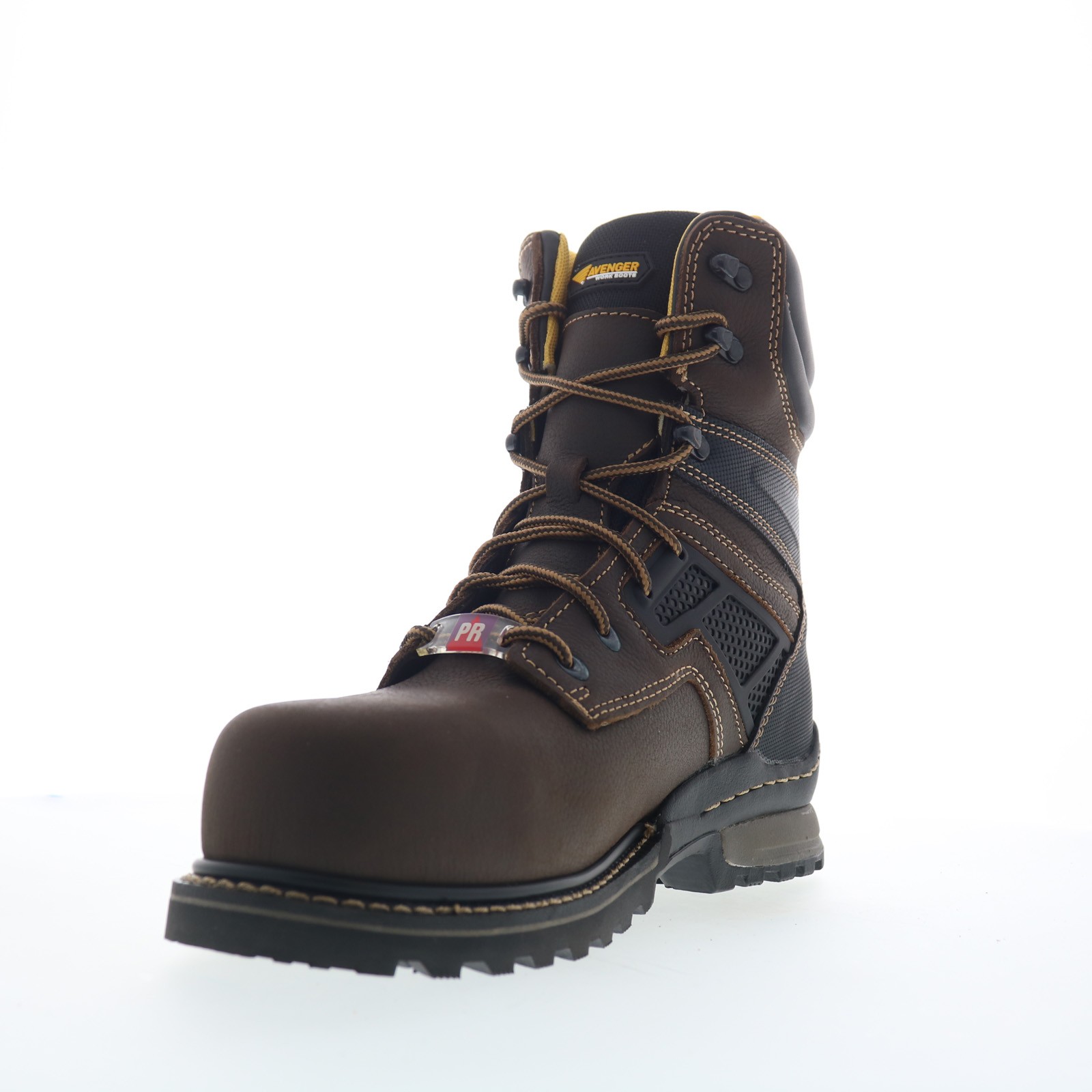 Avenger A-Max Dozer 8 – Composite Toe WP EH PR SR Mens Brown Work Boots
