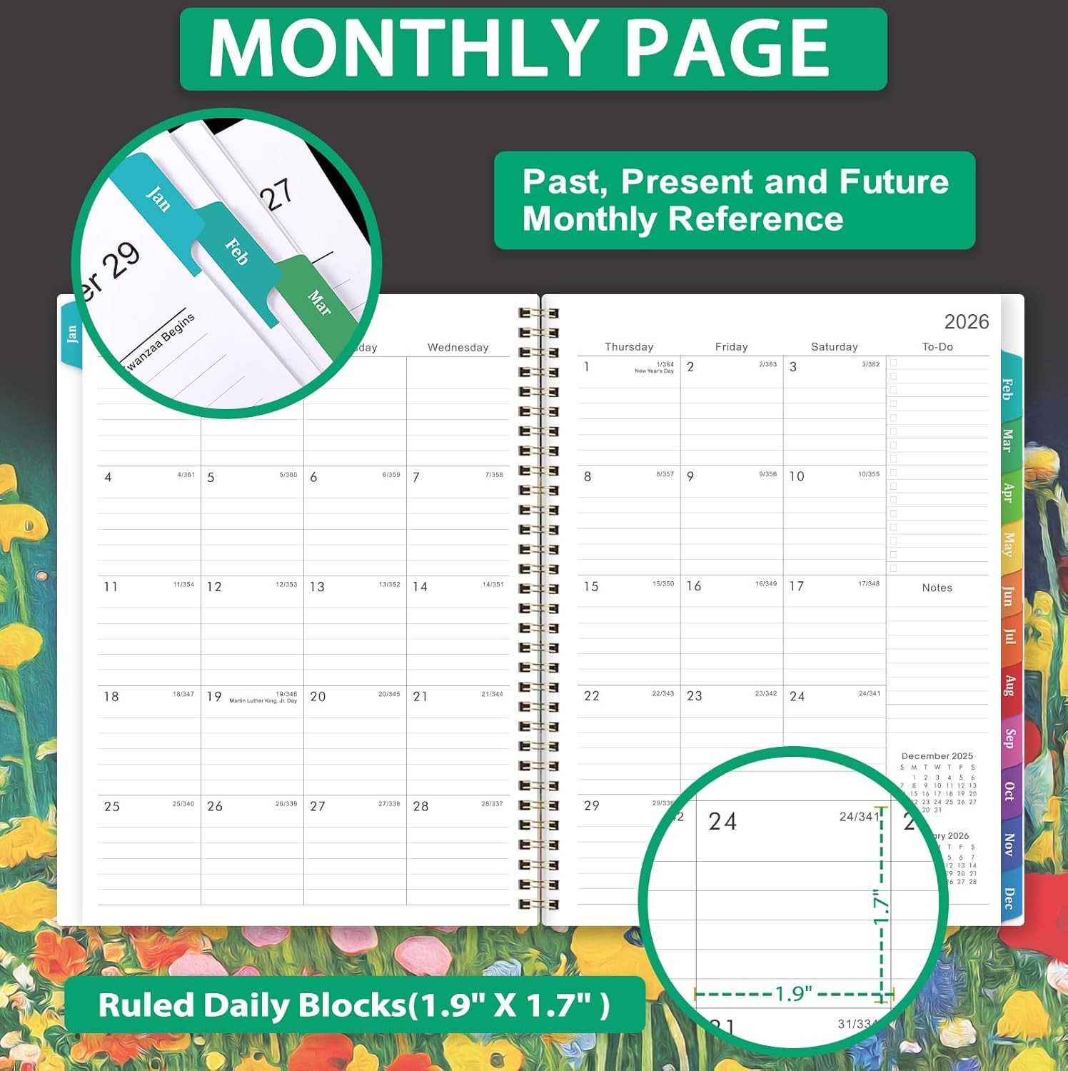 2026 Planner – 2026 Planner Weekly and Monthly, January 2026-December 2026 Plann