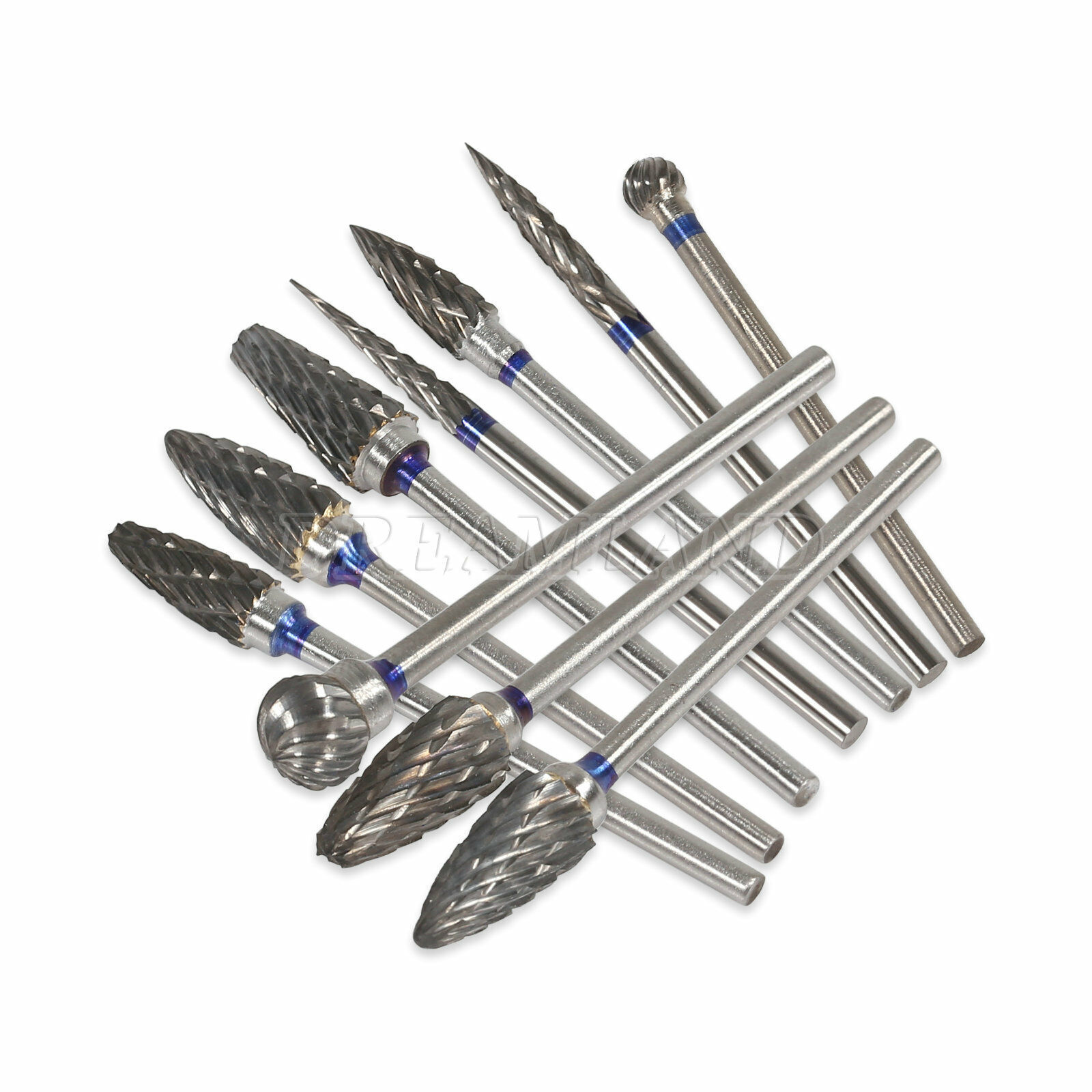 Dental Lab Polishing Drills Tungsten Steel Carbide Bur HP 2.35MM Burs 10 Model