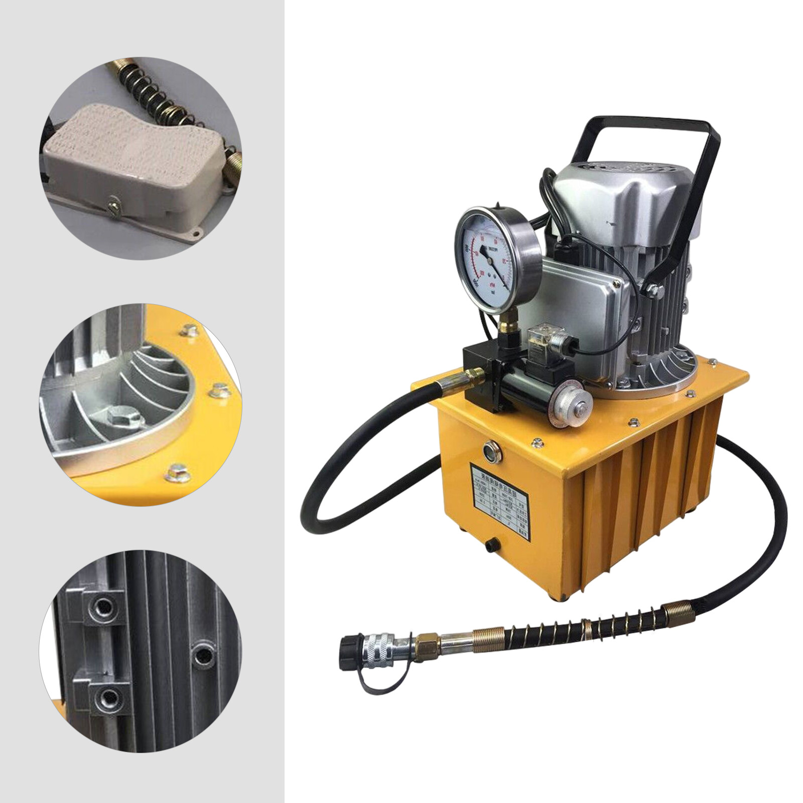 Single Acting Hydraulic Vane Pump Power Unit Pack with Oil Hose 1400r/Min 110V