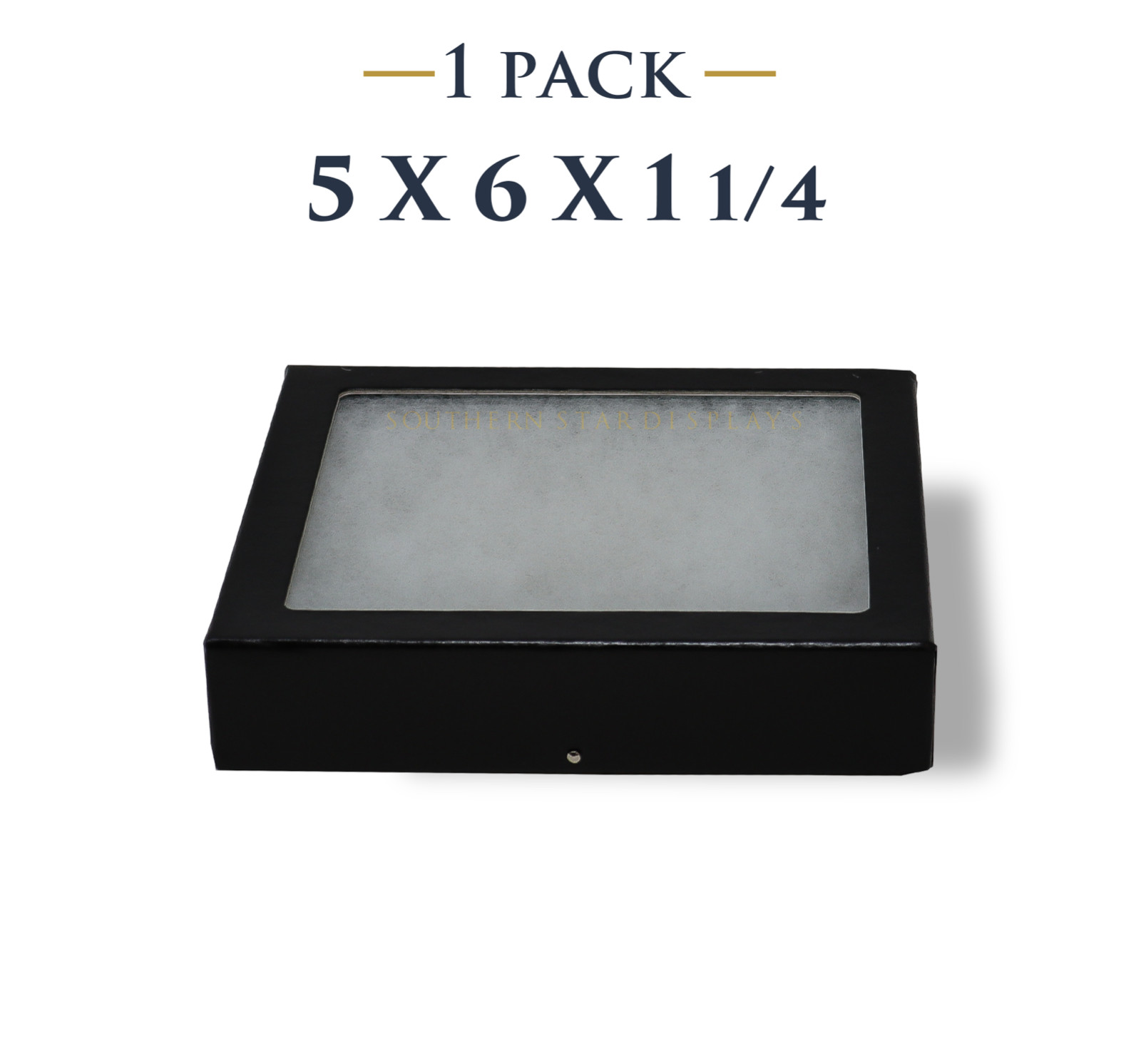 5 x 6 x 1 1/4 Riker Display Case Box for Collectibles Arrowheads Jewelry &More