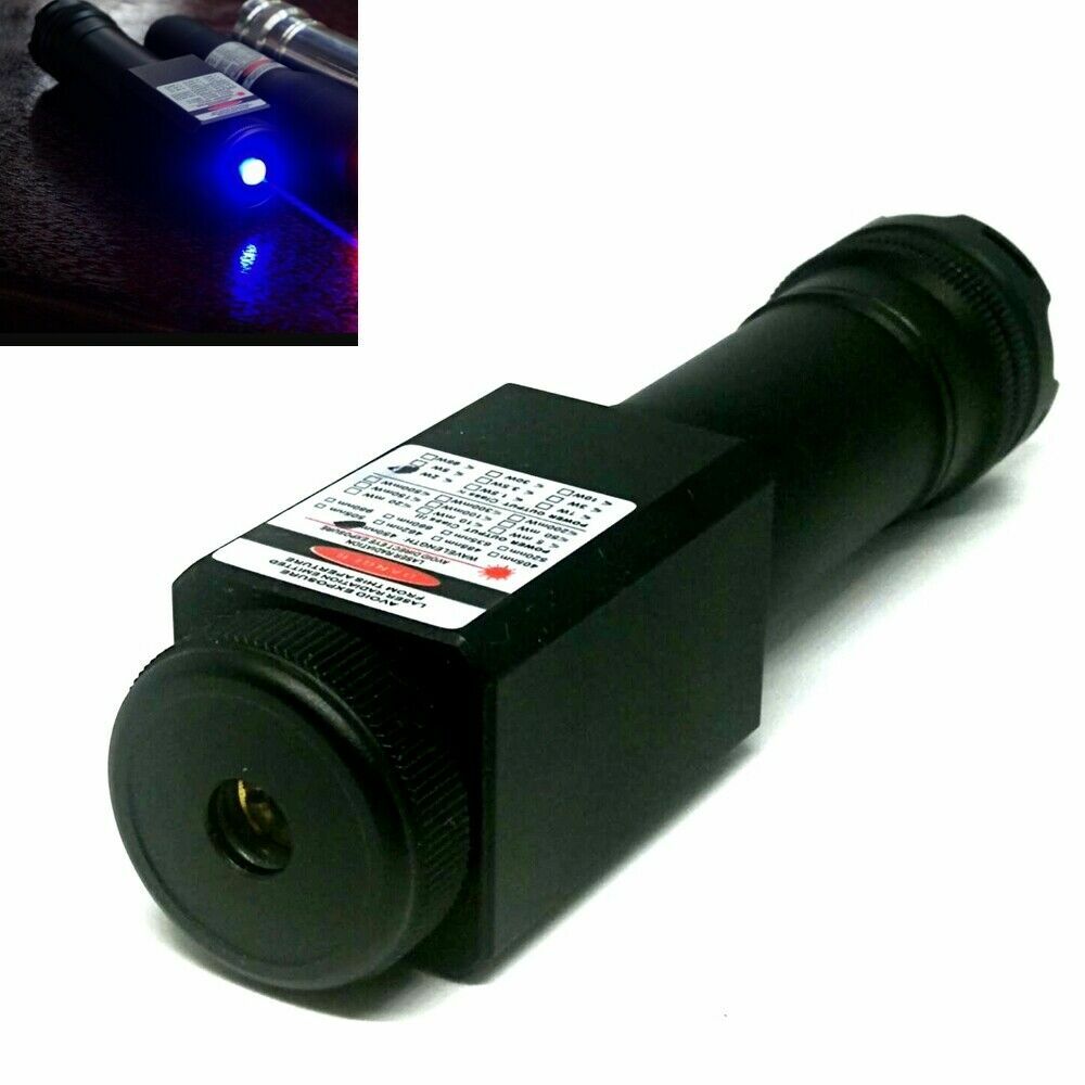 Waterproof 450nm Blue Laser Pointer Focusable 450T-2000 Laser Module