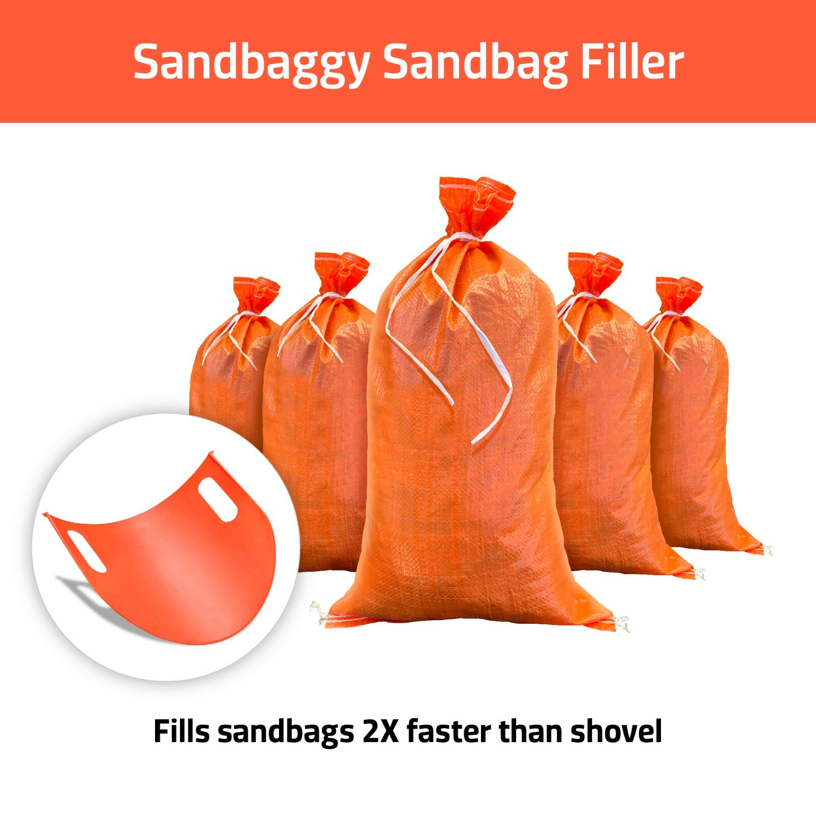 Sandbaggy Sandbag Filler – MADE IN AMERICA – One Man Filling Sandbags + 2X SPEED