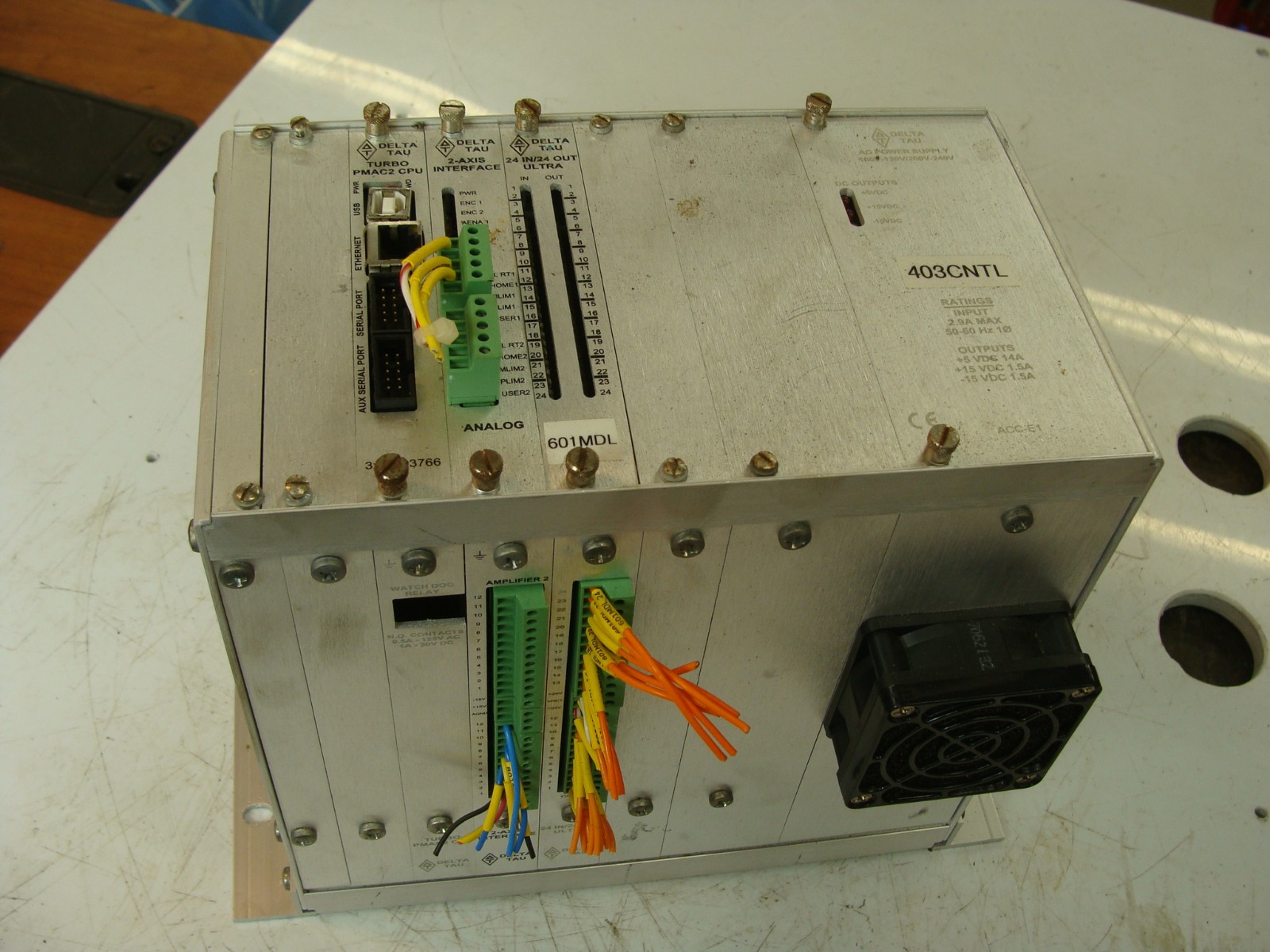 DELTA TAU UMAC POWER SUPPLY 403CNTL 3X0-603766 100-120V/200V-240V