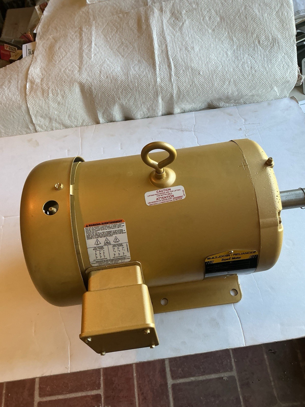 BALDOR-RELIANCE # EM3611T /3HP,230/460 3PH,1760 RPM, 182T FRAME, SUPER-E MOTOR.